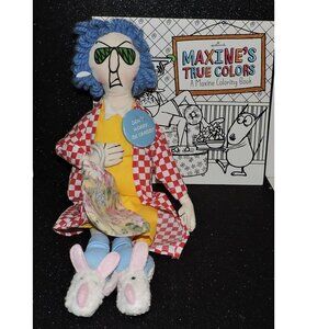Hallmark Maxine Doll Don't Worry Be Crabby And Coloring Book Home Decor